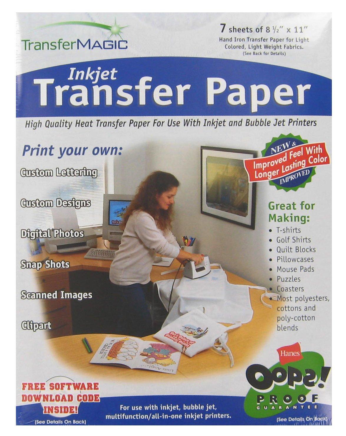 InkJet Transfer To Light Paper, Hobby Lobby